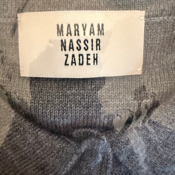 Maryam Nassir Zadeh – Getty Polo in Ribbon (Grey) – Small – NWT - Picture 6 of 11